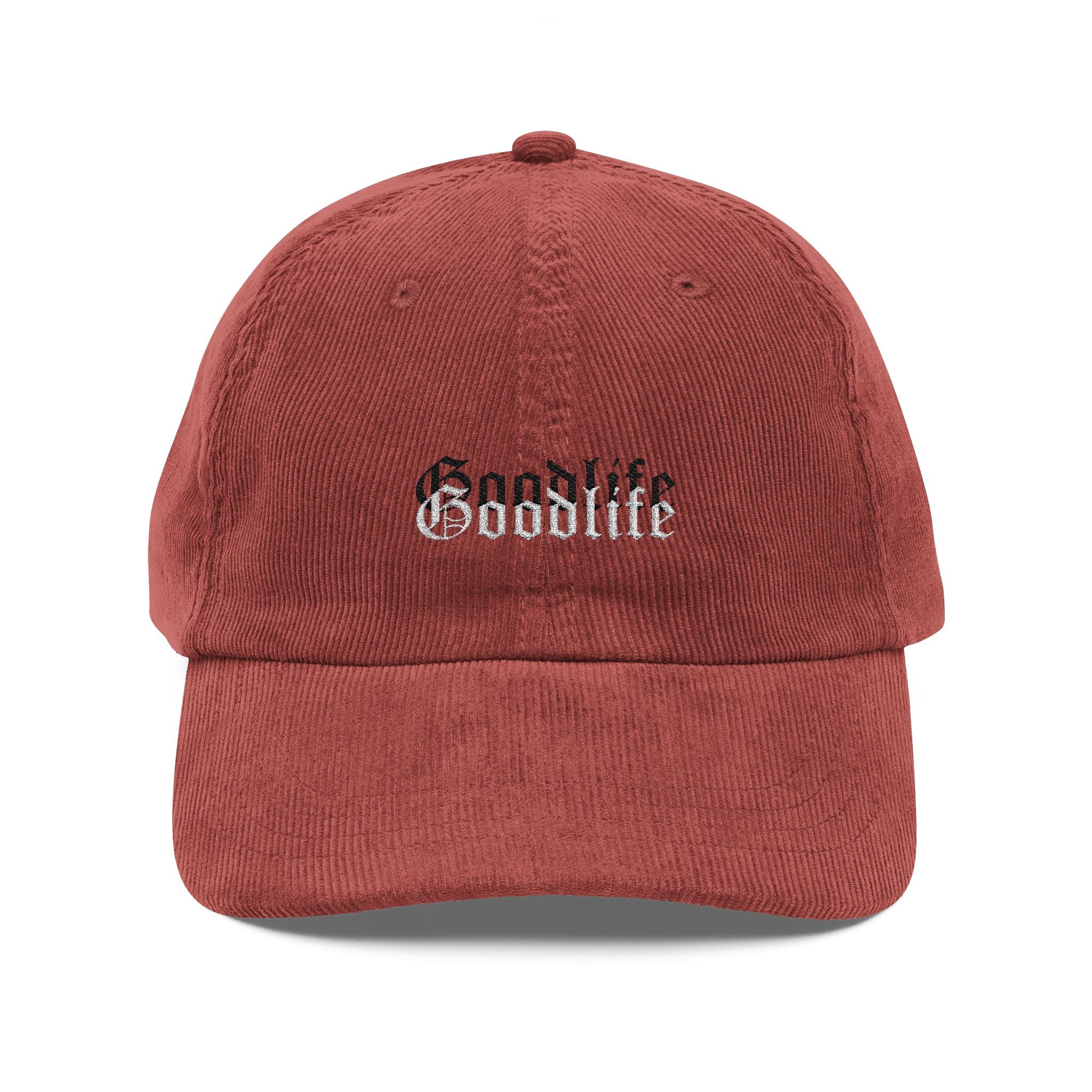 Vintage Goodlife Corduroy Cap (Embroidery)
