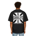 Goodlife Customs Iron Cross — Men's Oversized Short-Sleeve Shirt