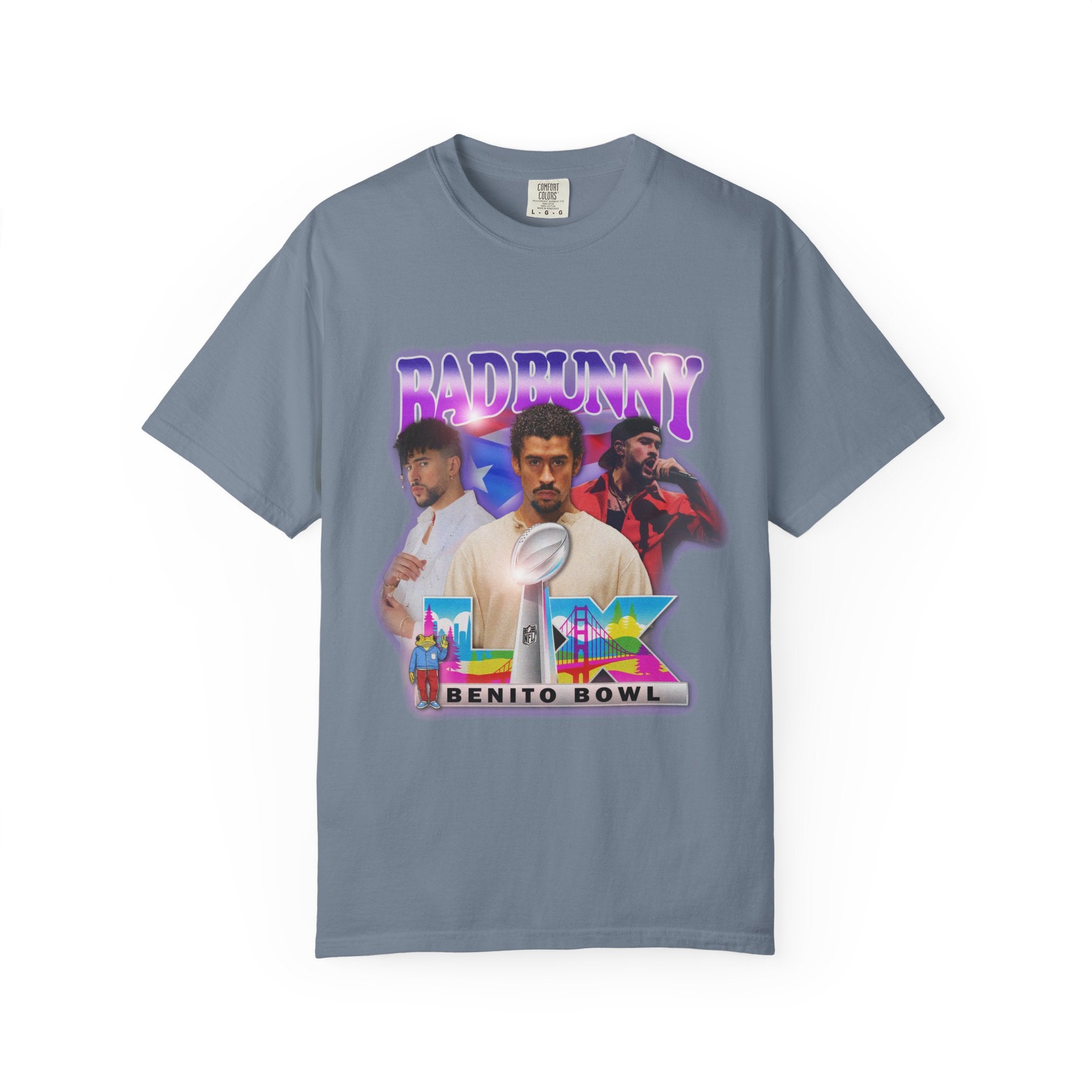 Front Design Only | Benito Bowl Graphic Vintage Style Hip Hop T-shirt