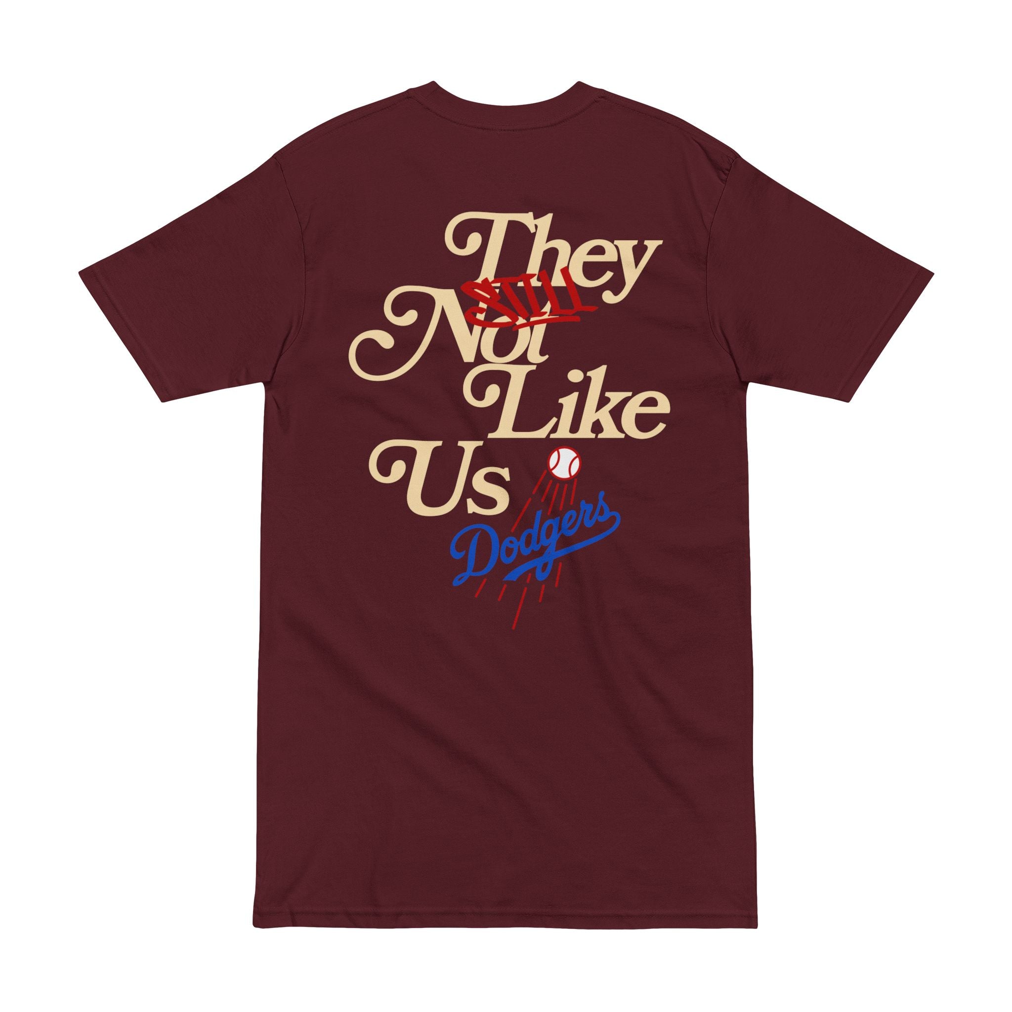 LA Dodgers 'They Not Like Us' x 'We Own The West' Heavyweight T-Shirt