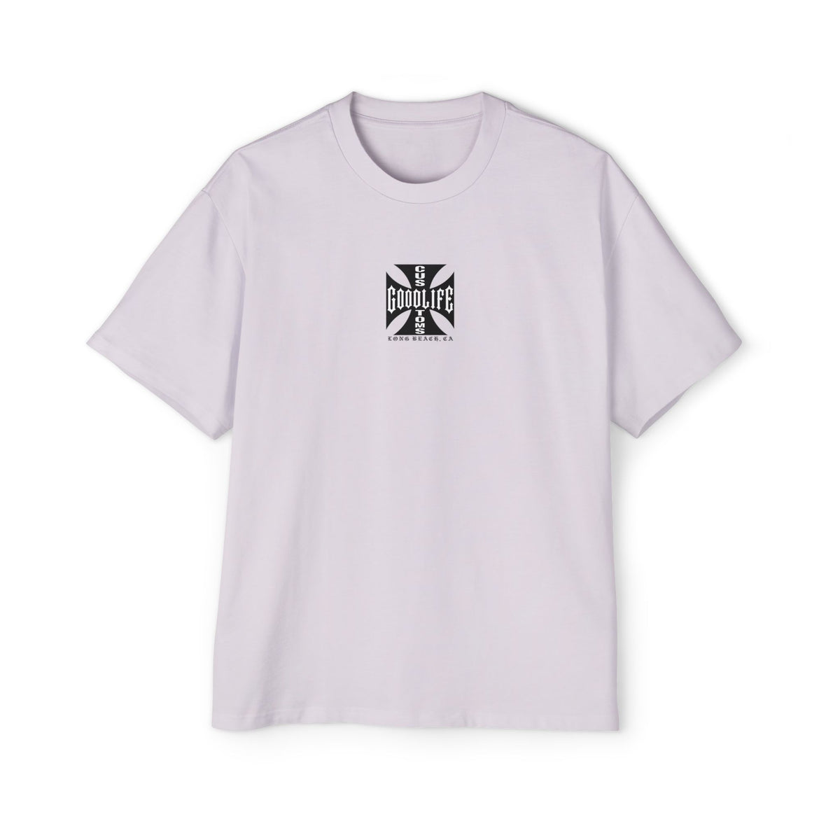 Goodlife Customs Iron Cross — Men's Oversized Short-Sleeve Shirt