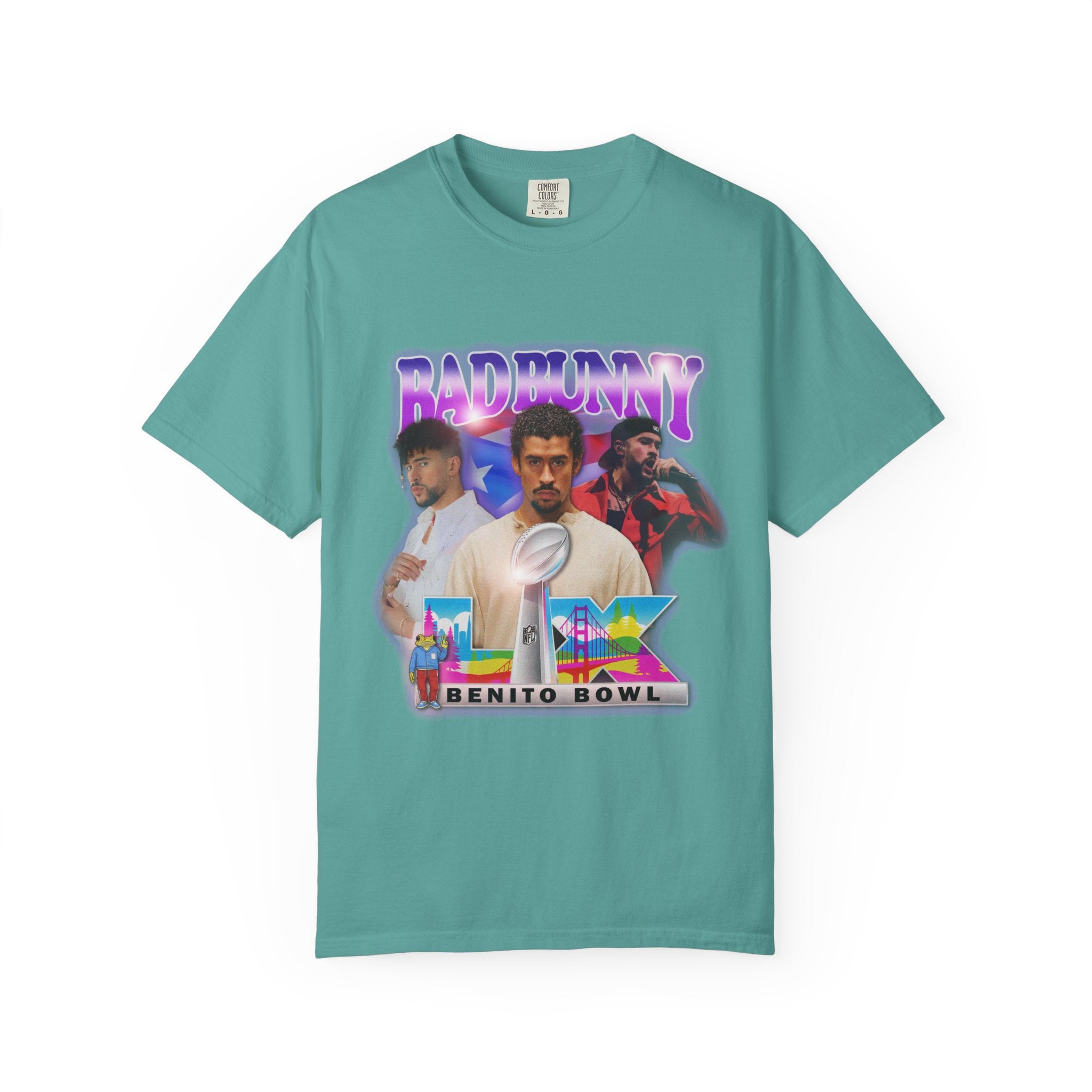 Front Design Only | Benito Bowl Graphic Vintage Style Hip Hop T-shirt