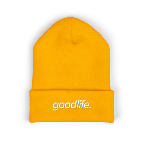 Goodlife Embroidered Cuffed Beanie