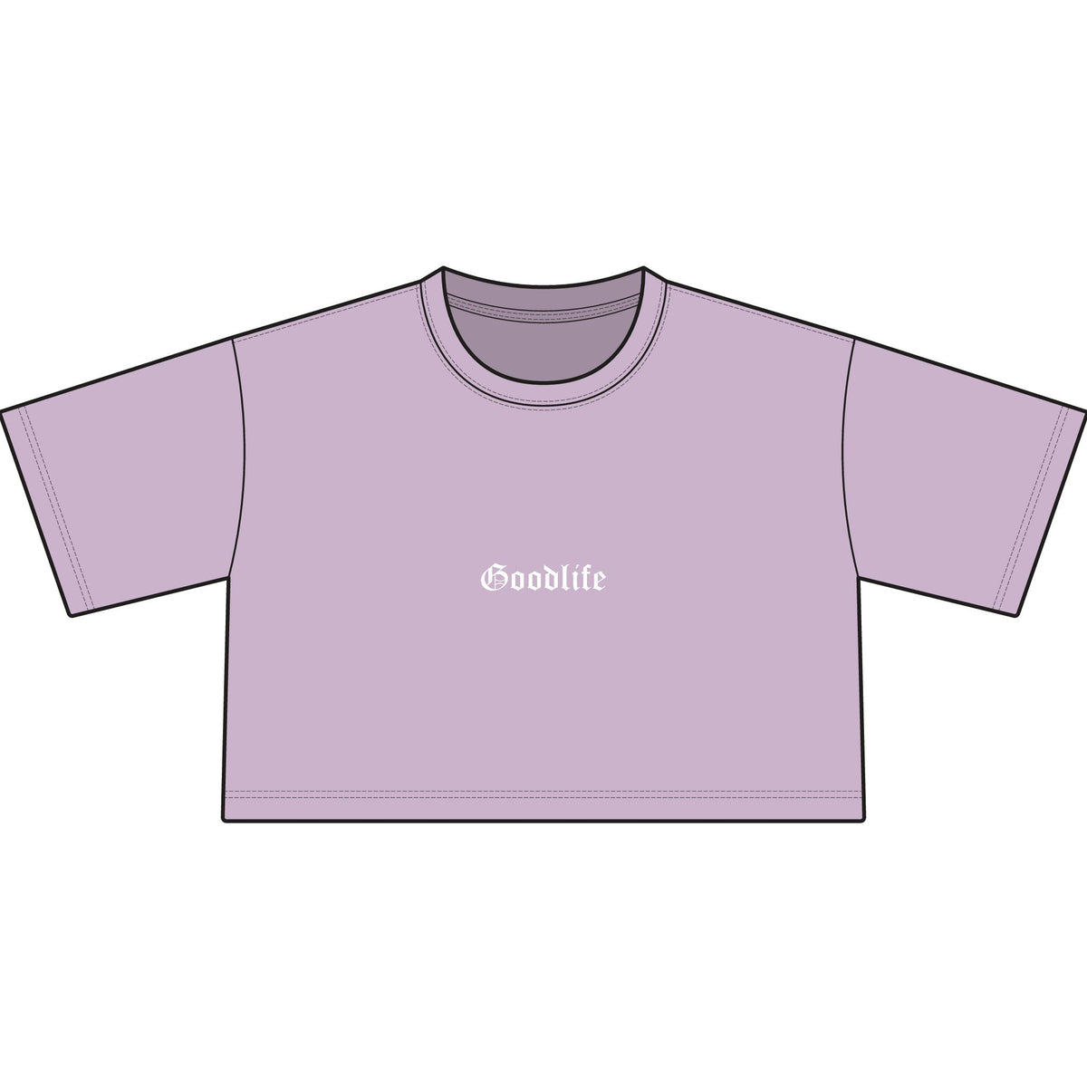 Goodlife Crop Tee — Women's Classic Cropped T-Shirt
