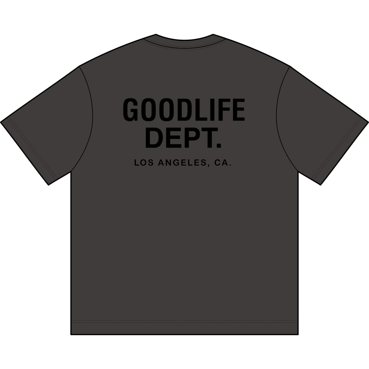 Goodlife Dept Double Black heavy weight tee