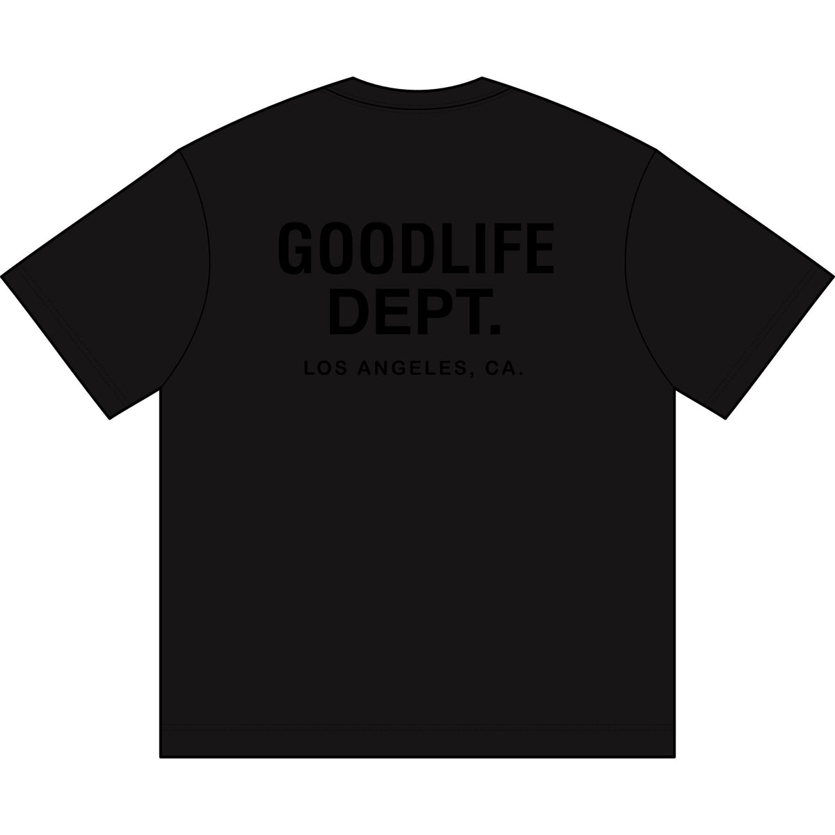 Goodlife Dept Double Black heavy weight tee