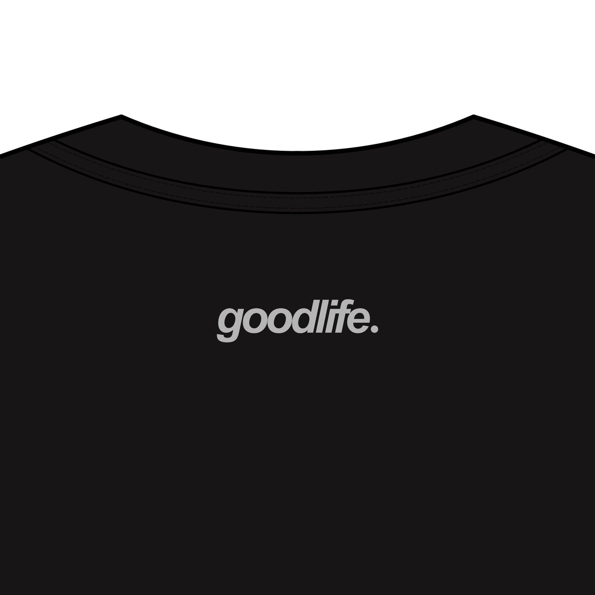 Goodlife Dept Double Black heavy weight tee