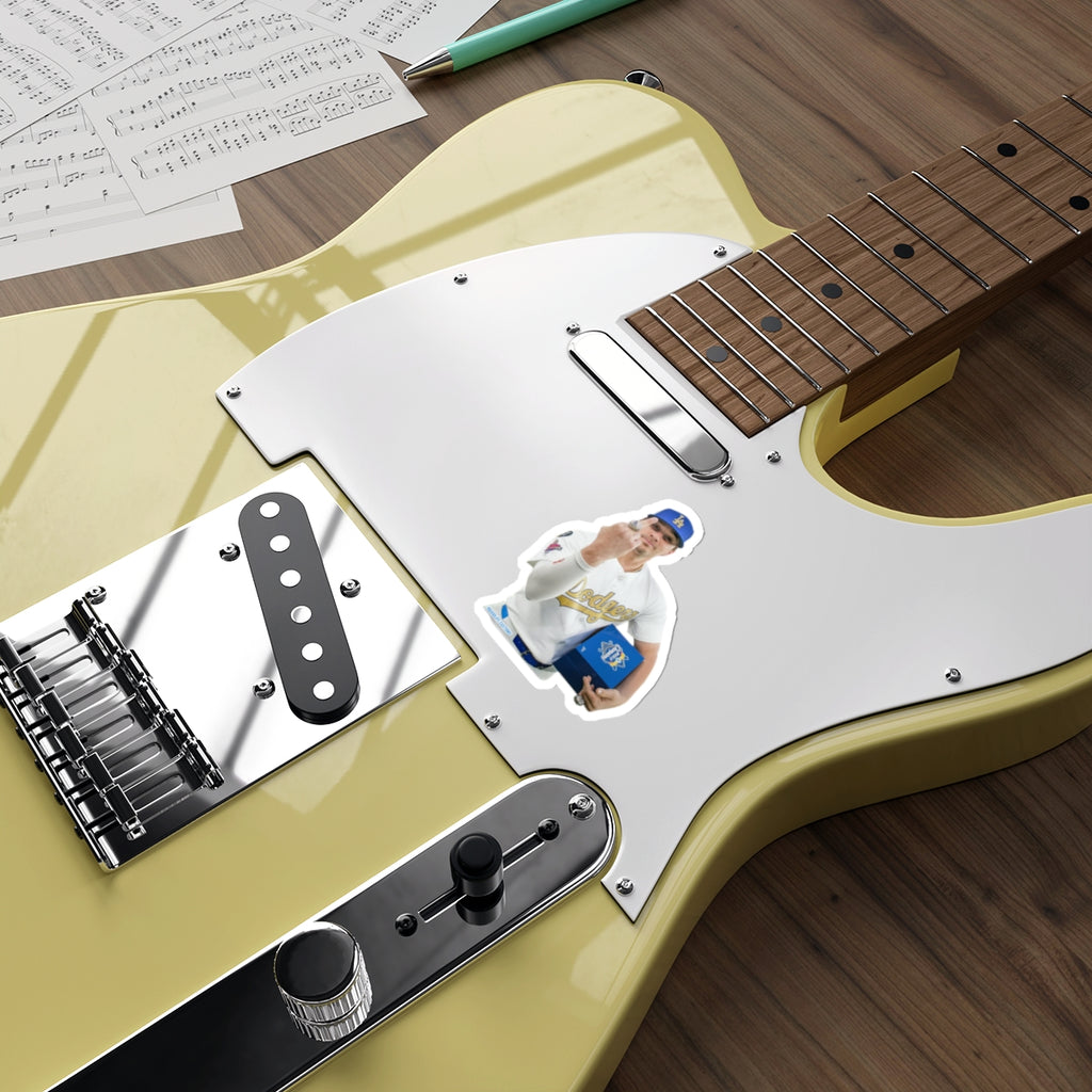 Dodgers Hernandez Middle Finger Sticker