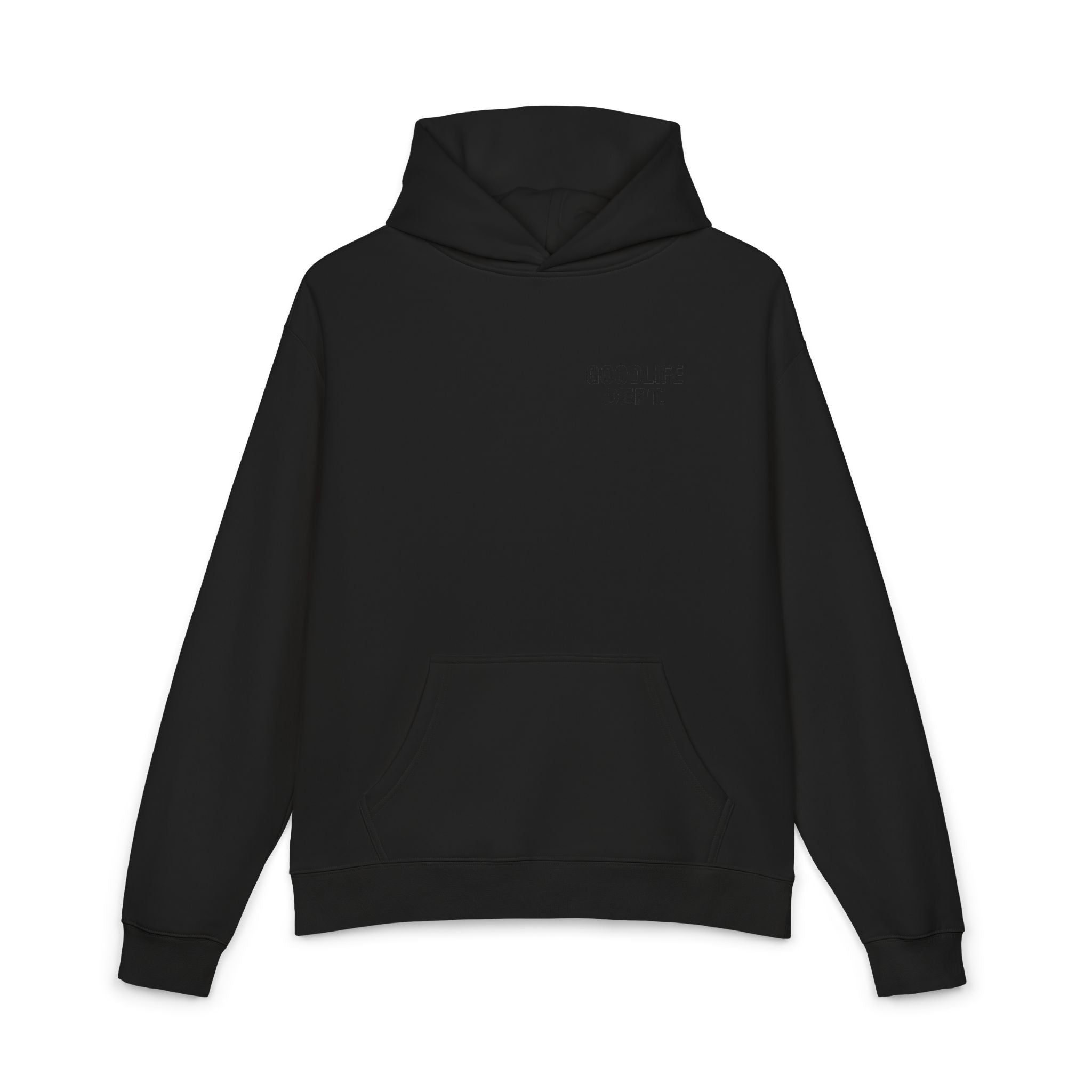 Goodlife Dept. Black on Black Relaxed Hoodie