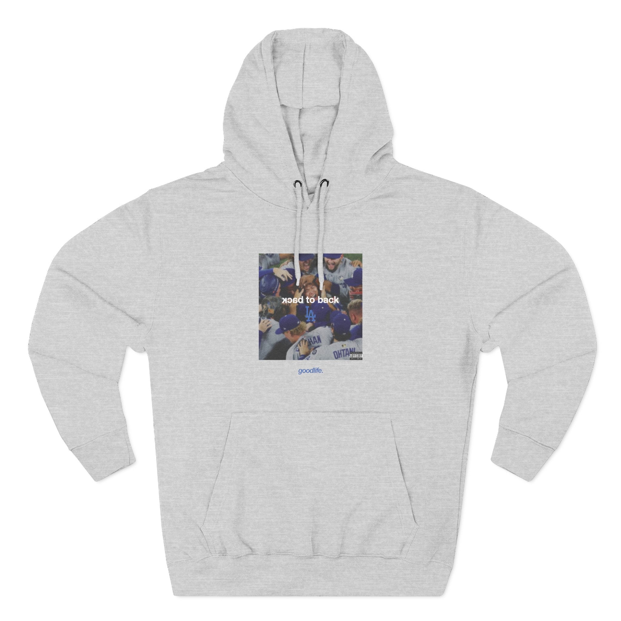 LA Dodgers 'They Not Like Us' 'We Don't Give AF' Pullover Hoodie