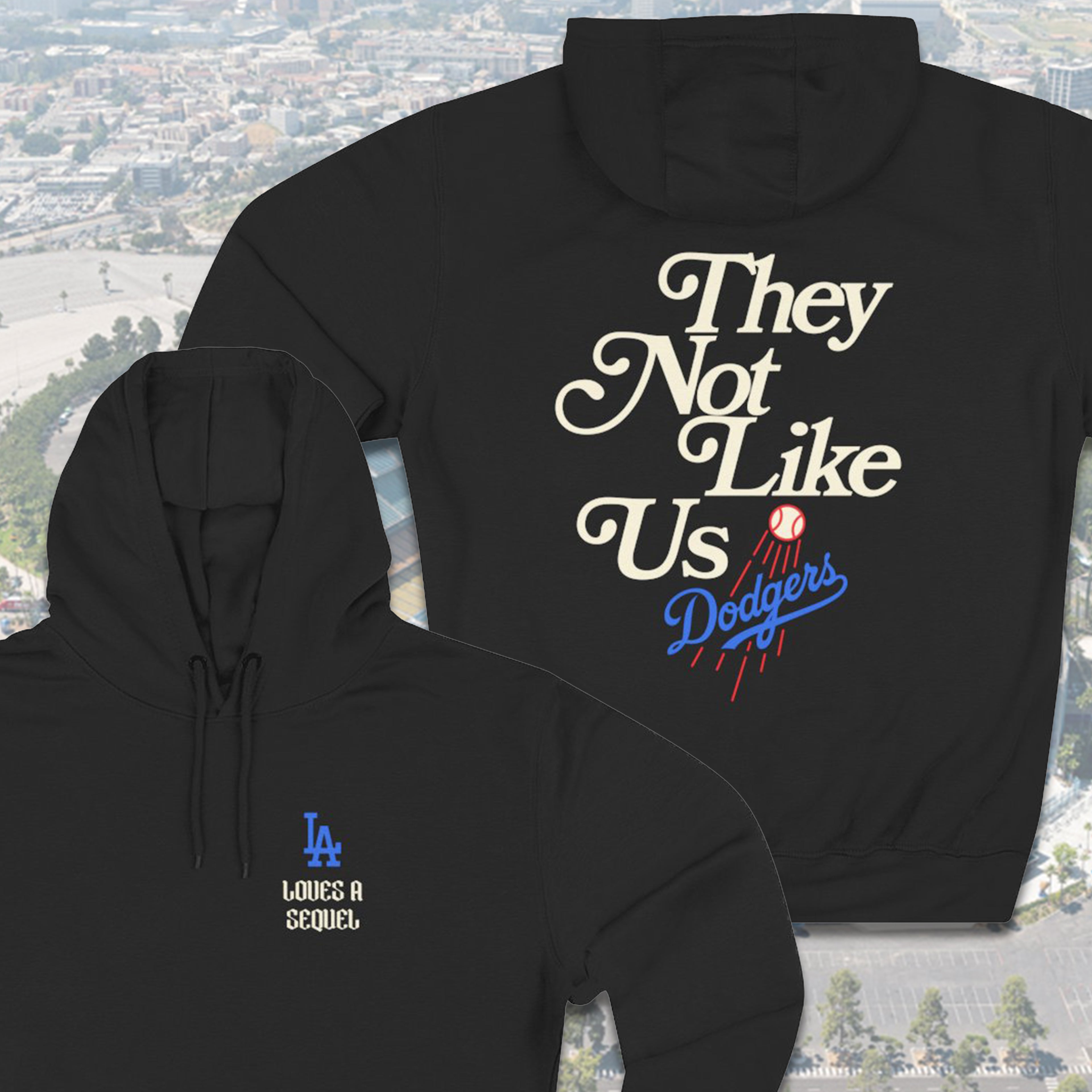 LA Dodgers 'LA Loves A Sequel' Pullover Hoodie