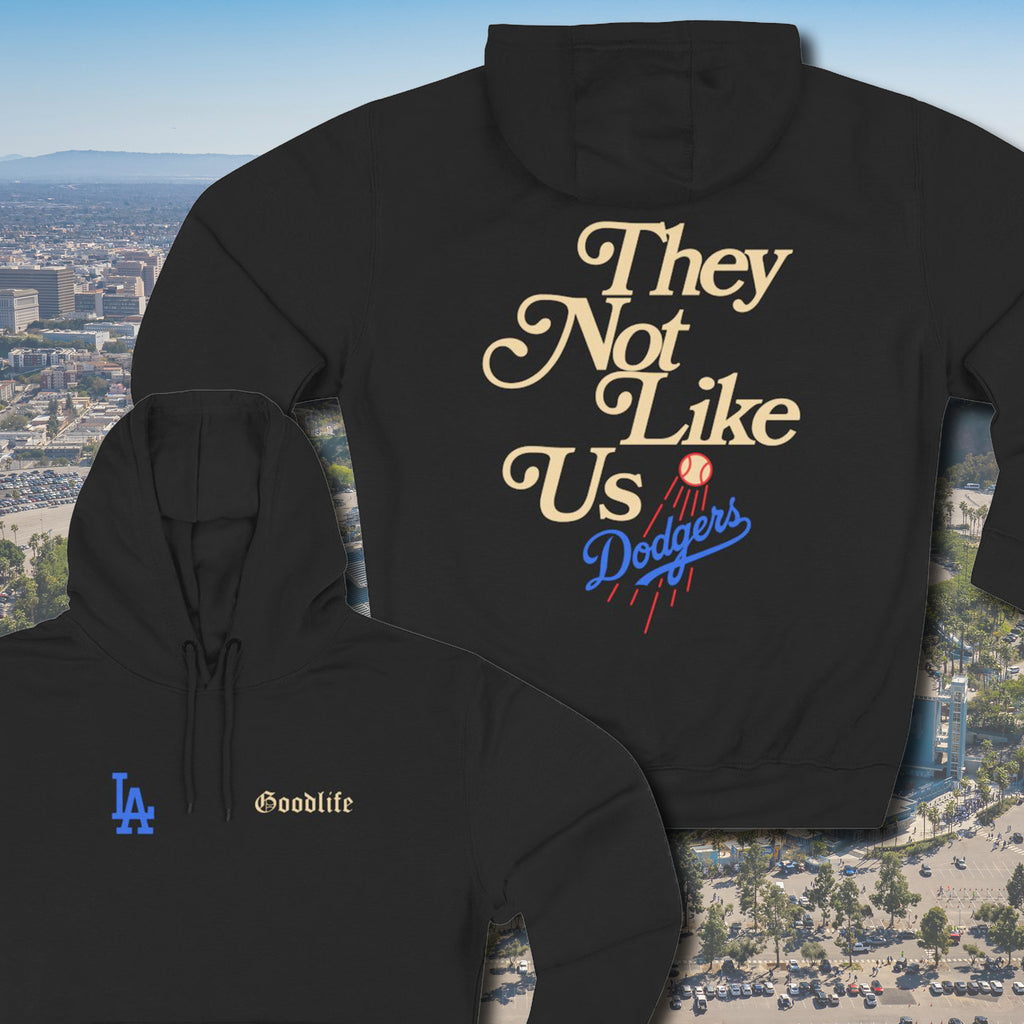 Goodlife X LA Dodgers "They Not Like Us" Pullover Hoodie