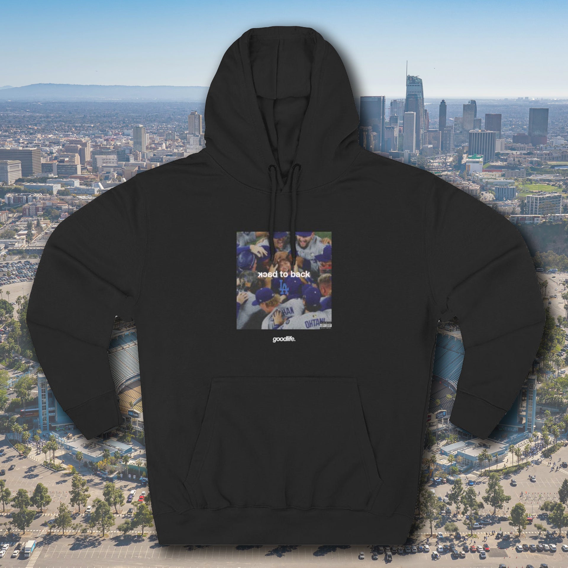 LA Dodgers 'They Not Like Us' 'We Don't Give AF' Pullover Hoodie