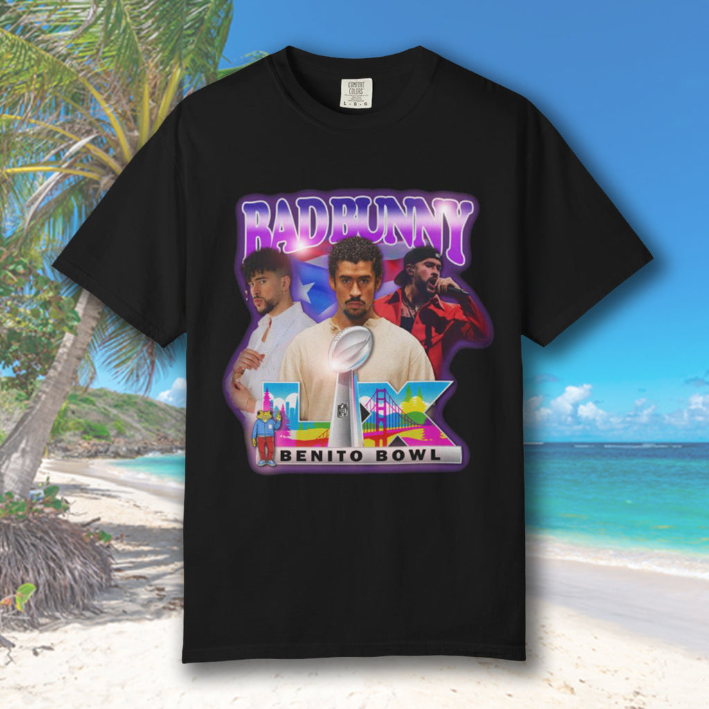 Front Design Only | Benito Bowl Graphic Vintage Style Hip Hop T-shirt