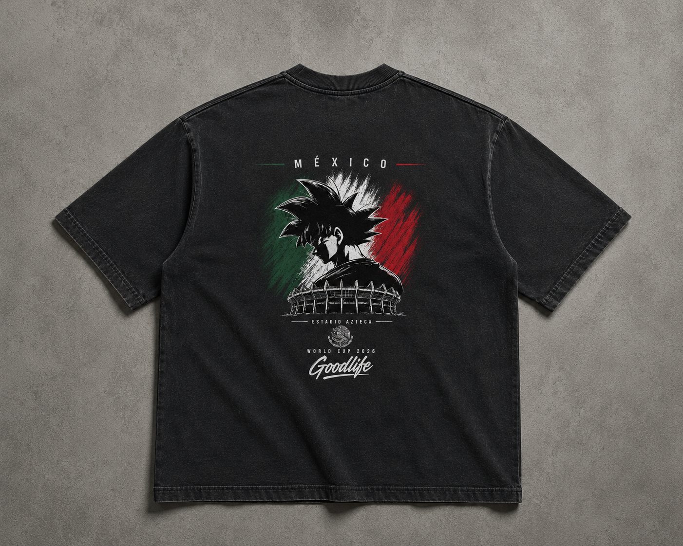 Mexico Goku World Cup Graphic T-Shirt