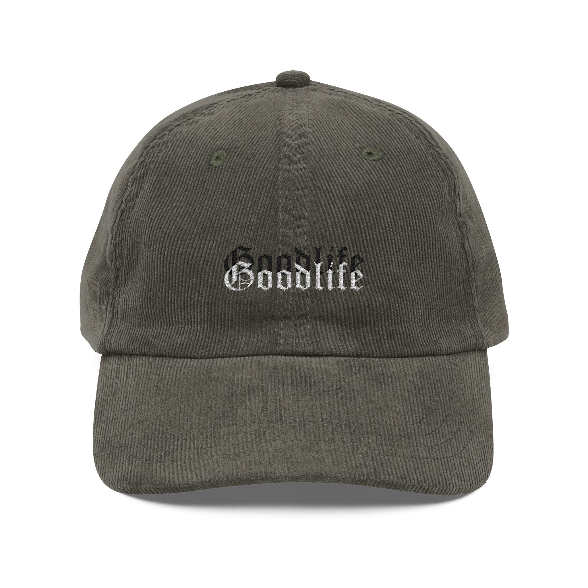 Vintage Goodlife Corduroy Cap (Embroidery)