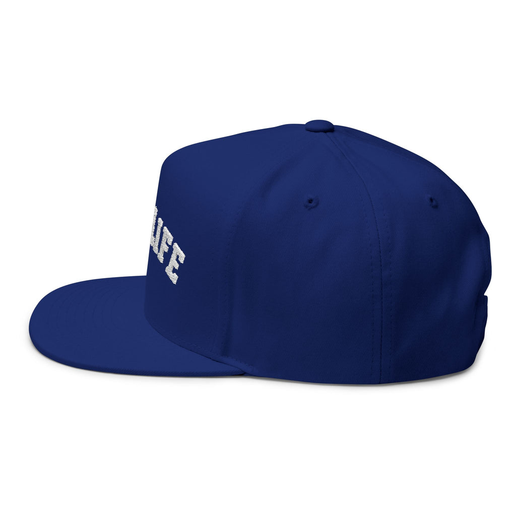 Goodlife Embroidered Flat Bill Cap — Classic Snapback Hat