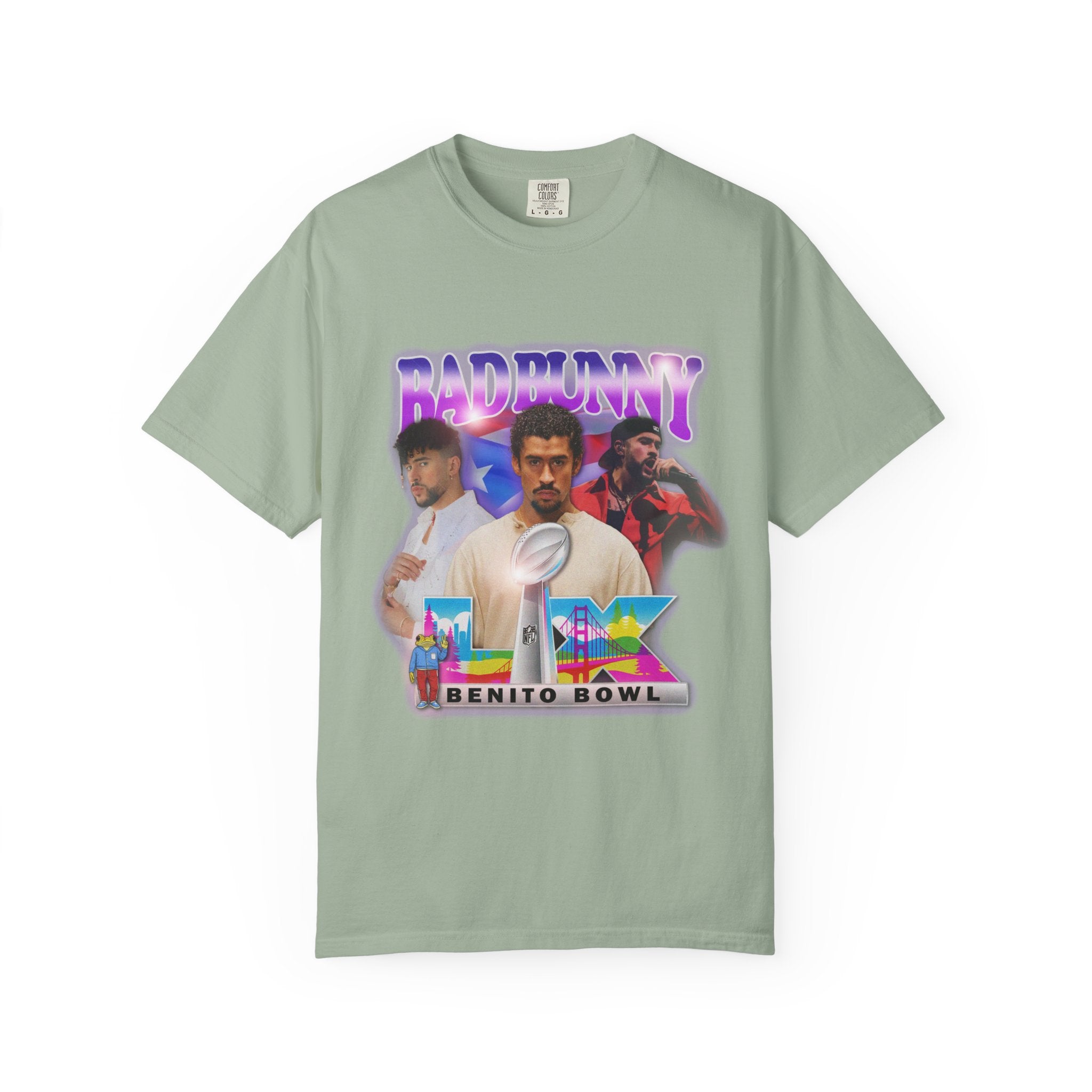 Front Design Only | Benito Bowl Graphic Vintage Style Hip Hop T-shirt