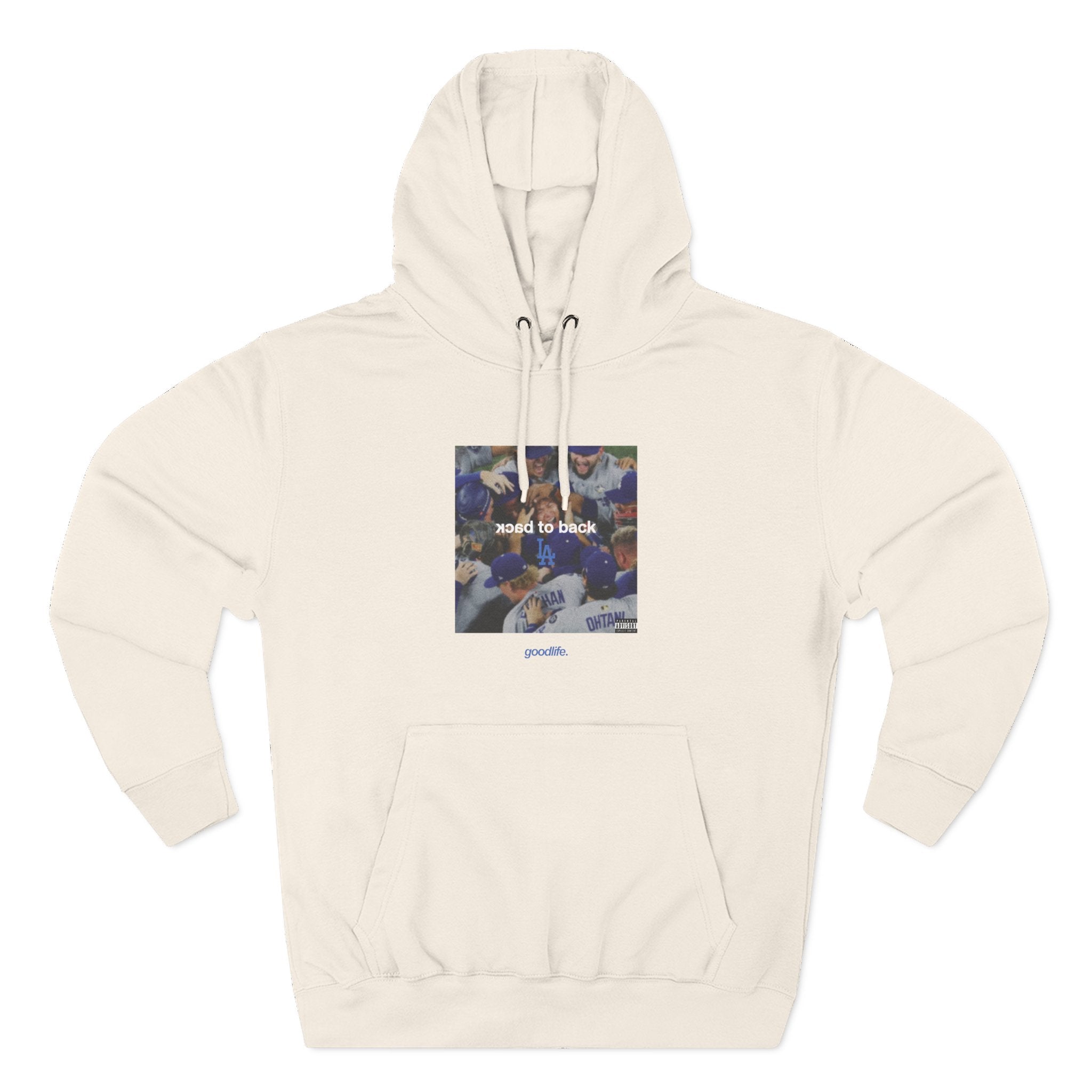 LA Dodgers 'They Not Like Us' 'We Don't Give AF' Pullover Hoodie