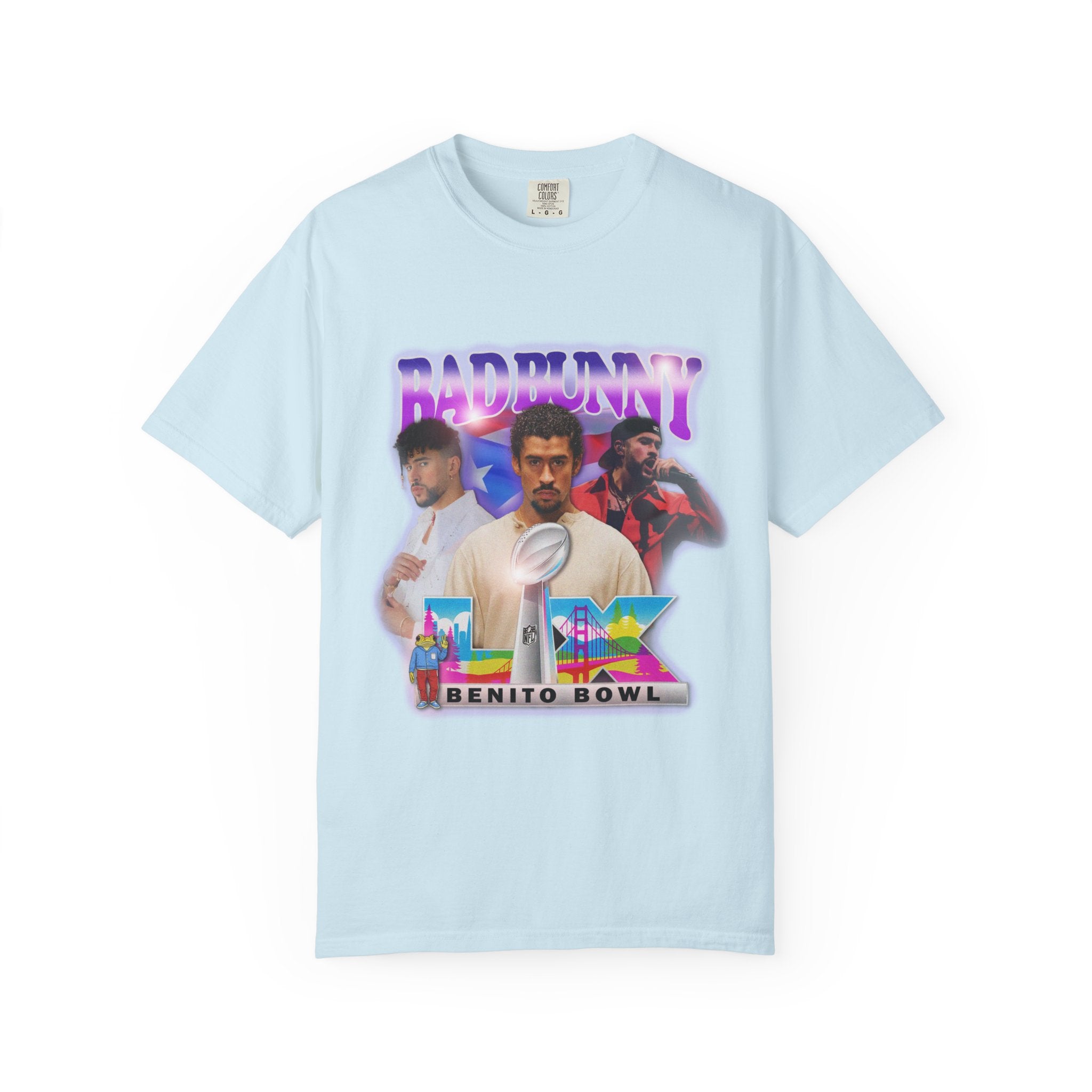 Front Design Only | Benito Bowl Graphic Vintage Style Hip Hop T-shirt