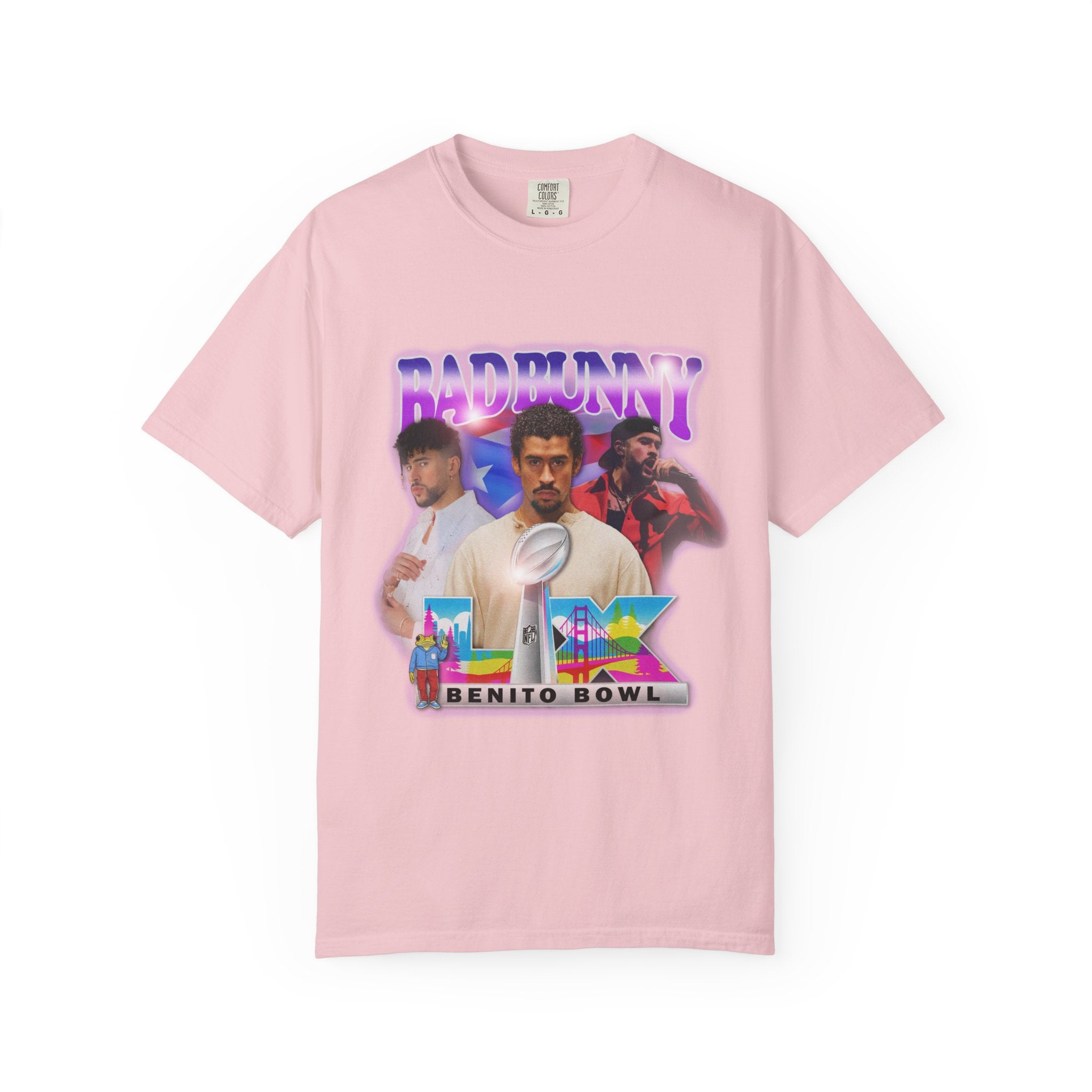 Front Design Only | Benito Bowl Graphic Vintage Style Hip Hop T-shirt