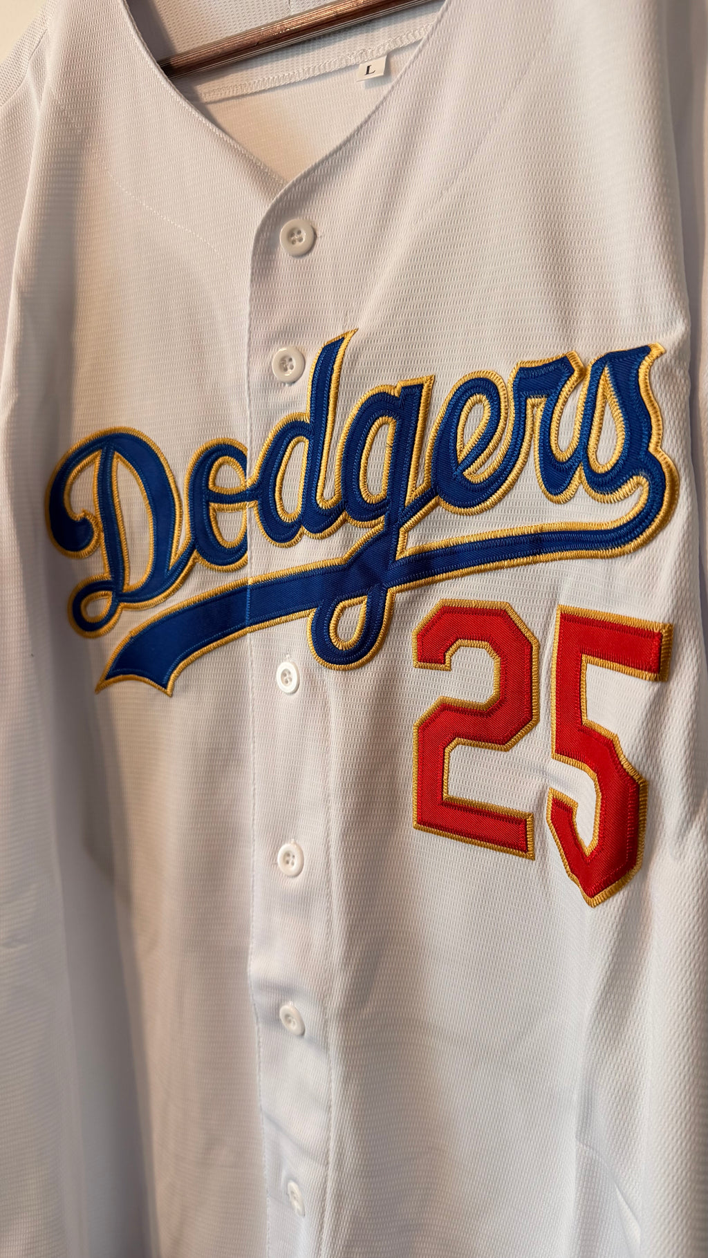 LA Dodgers “Back 2 Back” Champions custom jersey