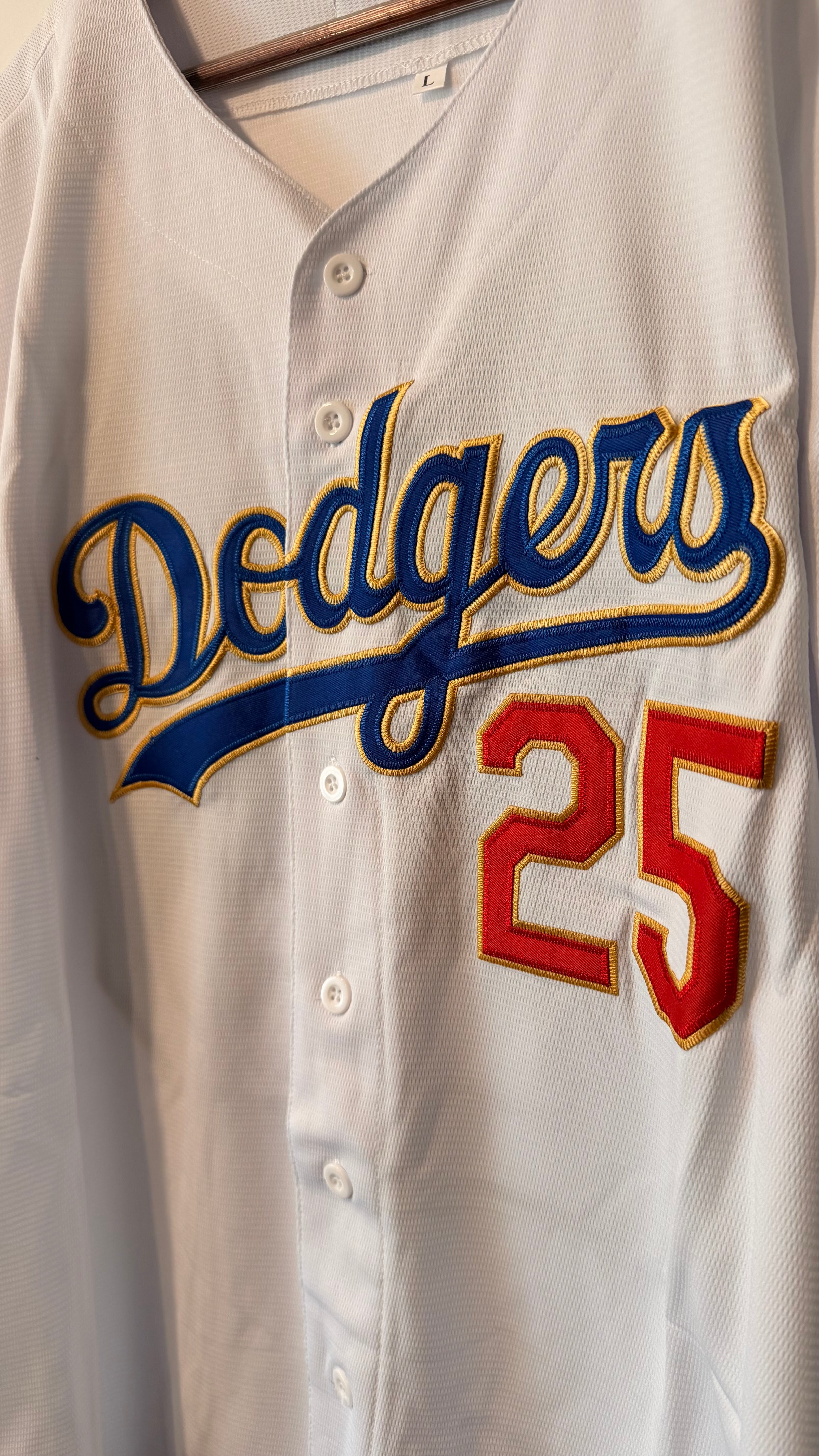 LA Dodgers “Back 2 Back” Champions custom jersey
