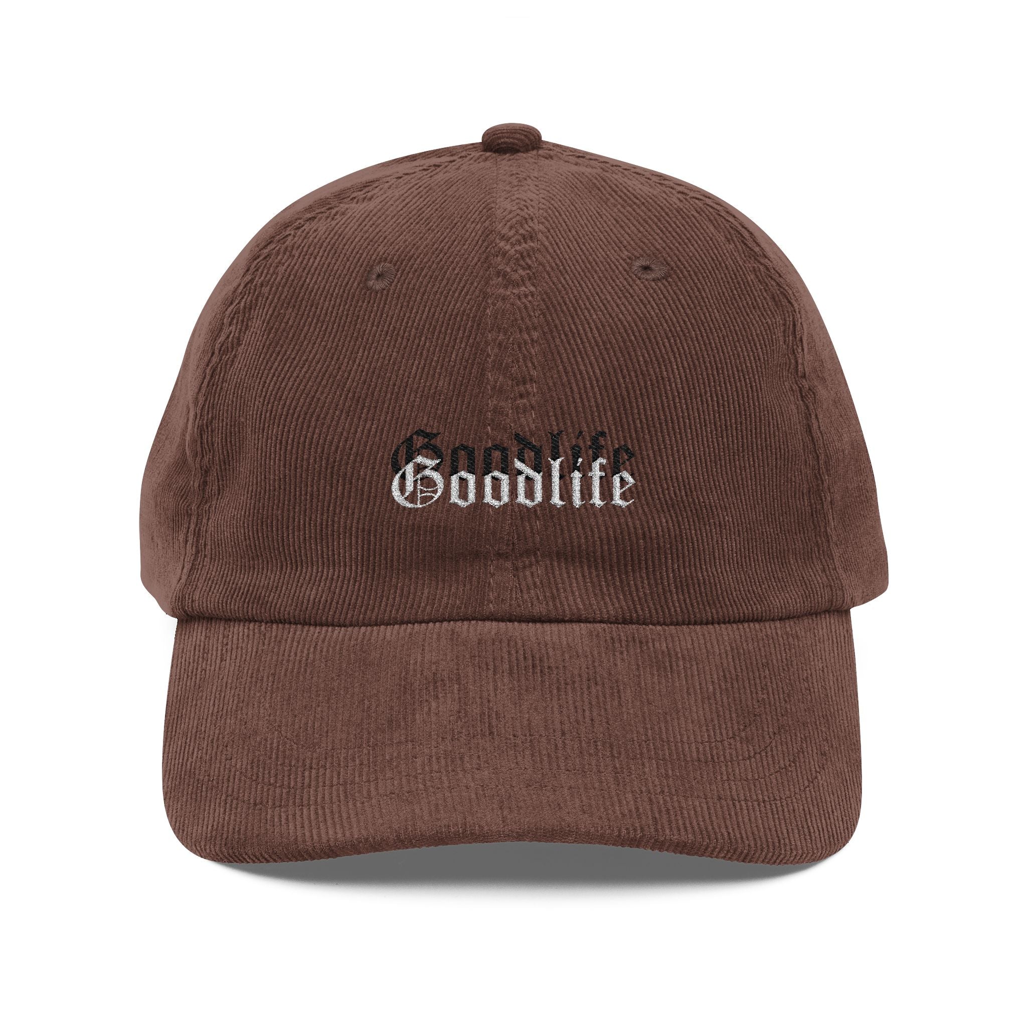 Vintage Goodlife Corduroy Cap (Embroidery)
