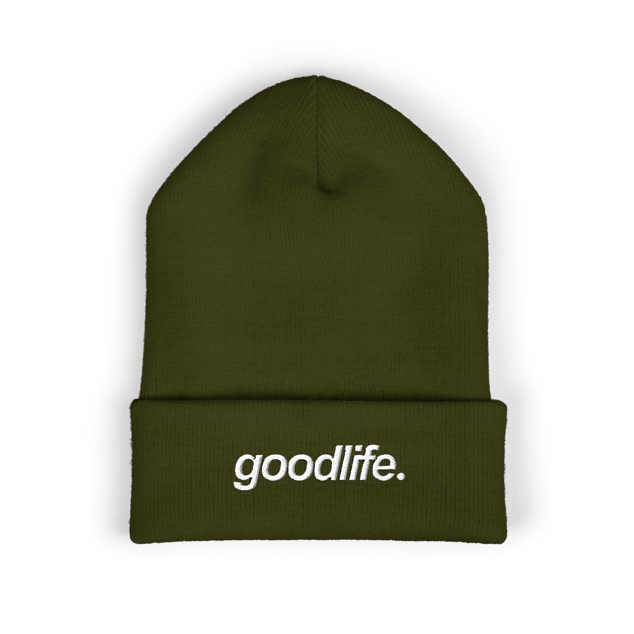 Goodlife Embroidered Cuffed Beanie