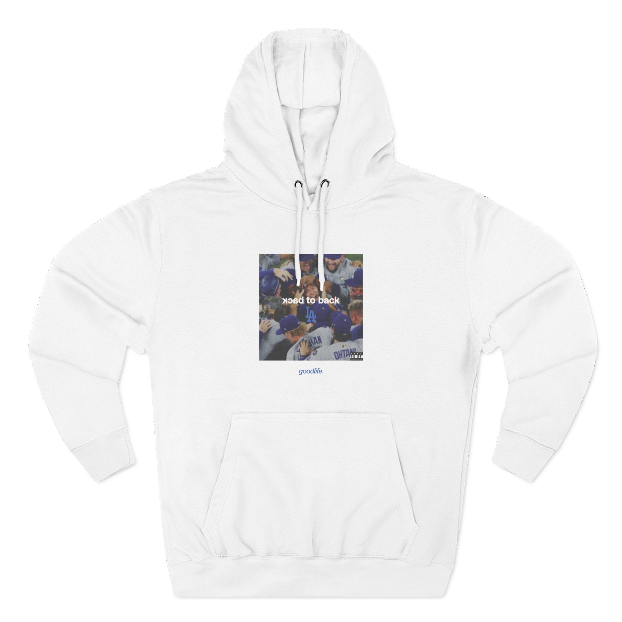 LA Dodgers 'They Not Like Us' 'We Don't Give AF' Pullover Hoodie