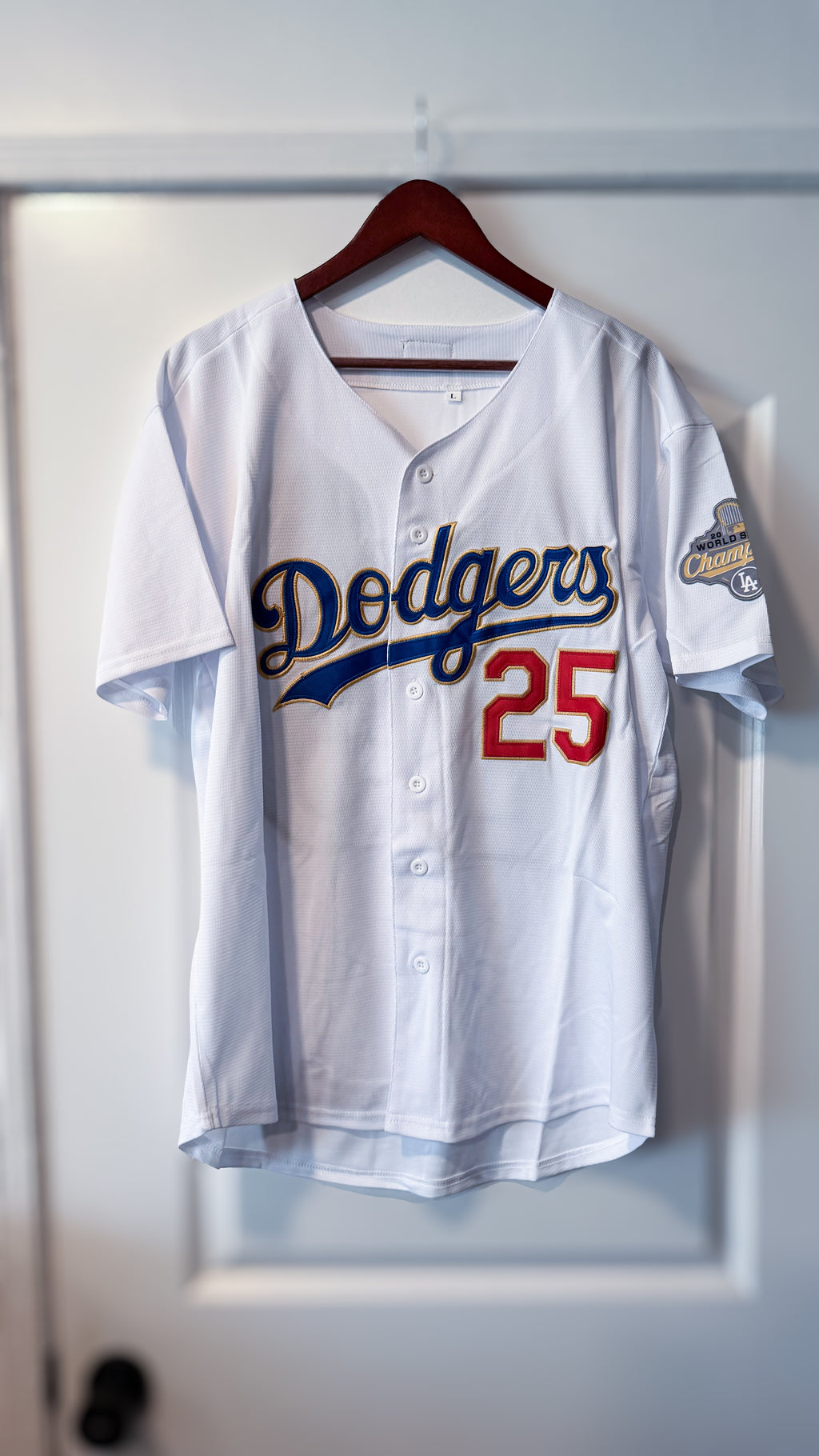 LA Dodgers “Back 2 Back” Champions custom jersey