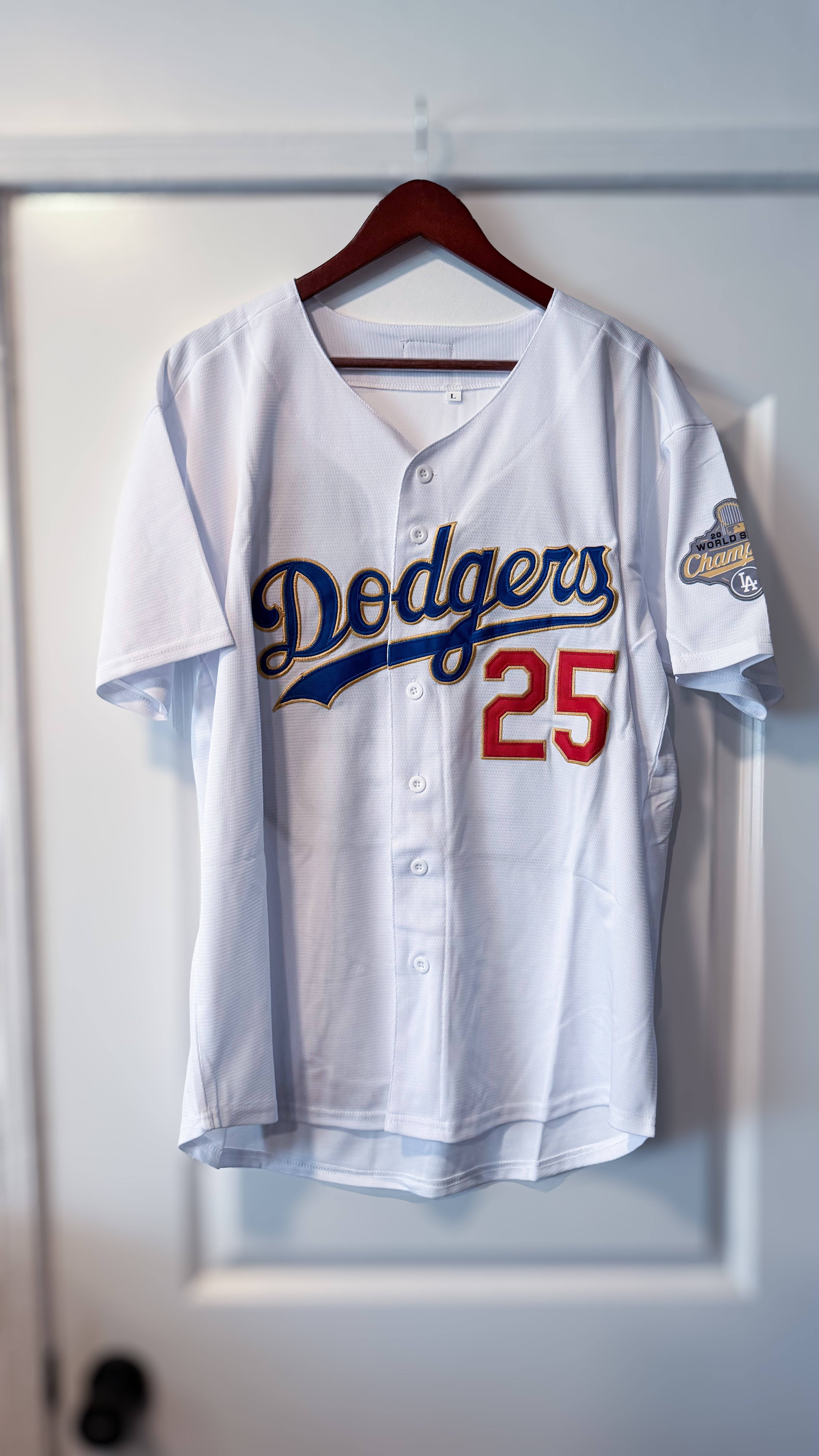 LA Dodgers “Back 2 Back” Champions custom jersey