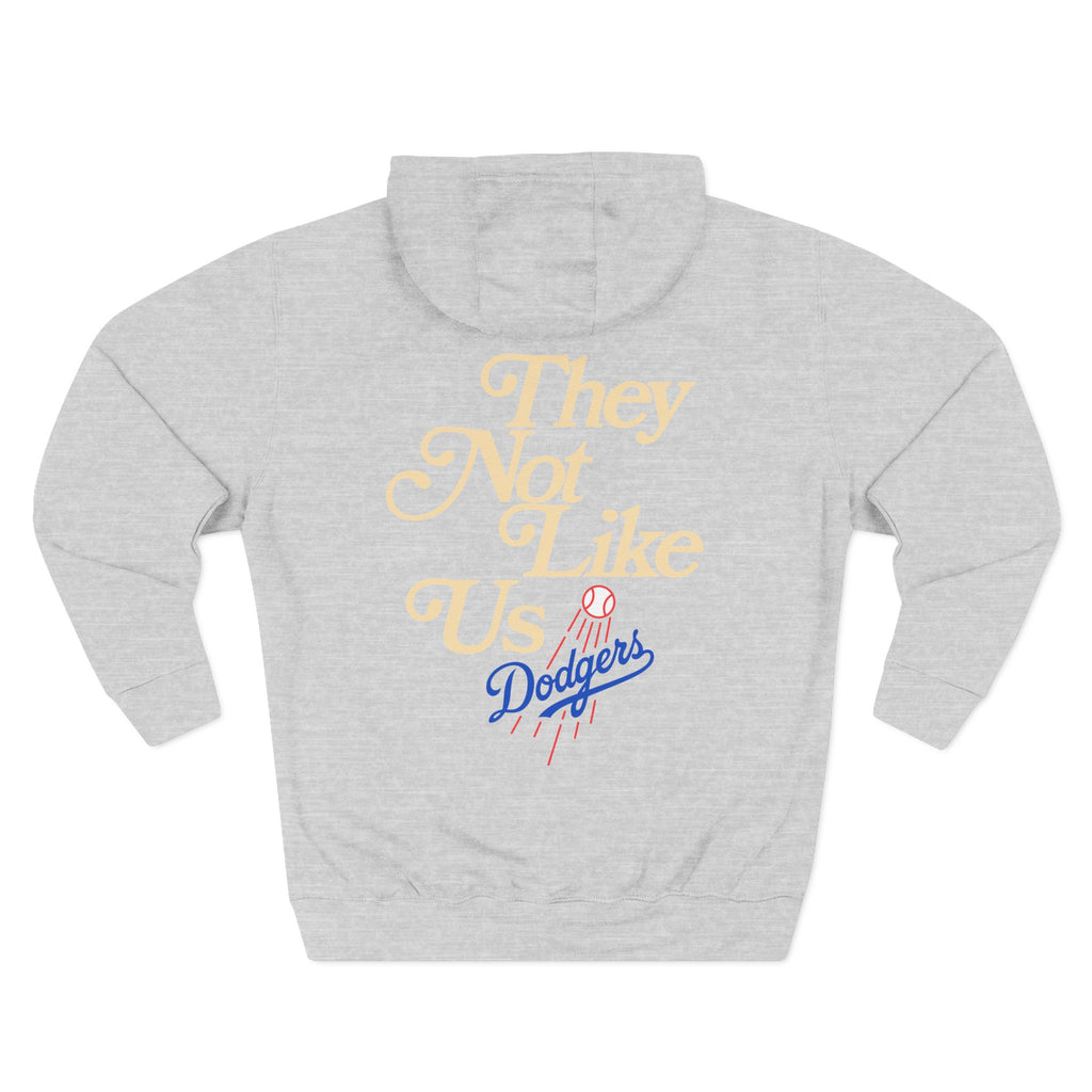 LA Dodgers 'They Not Like Us' 'We Don't Give AF' Pullover Hoodie