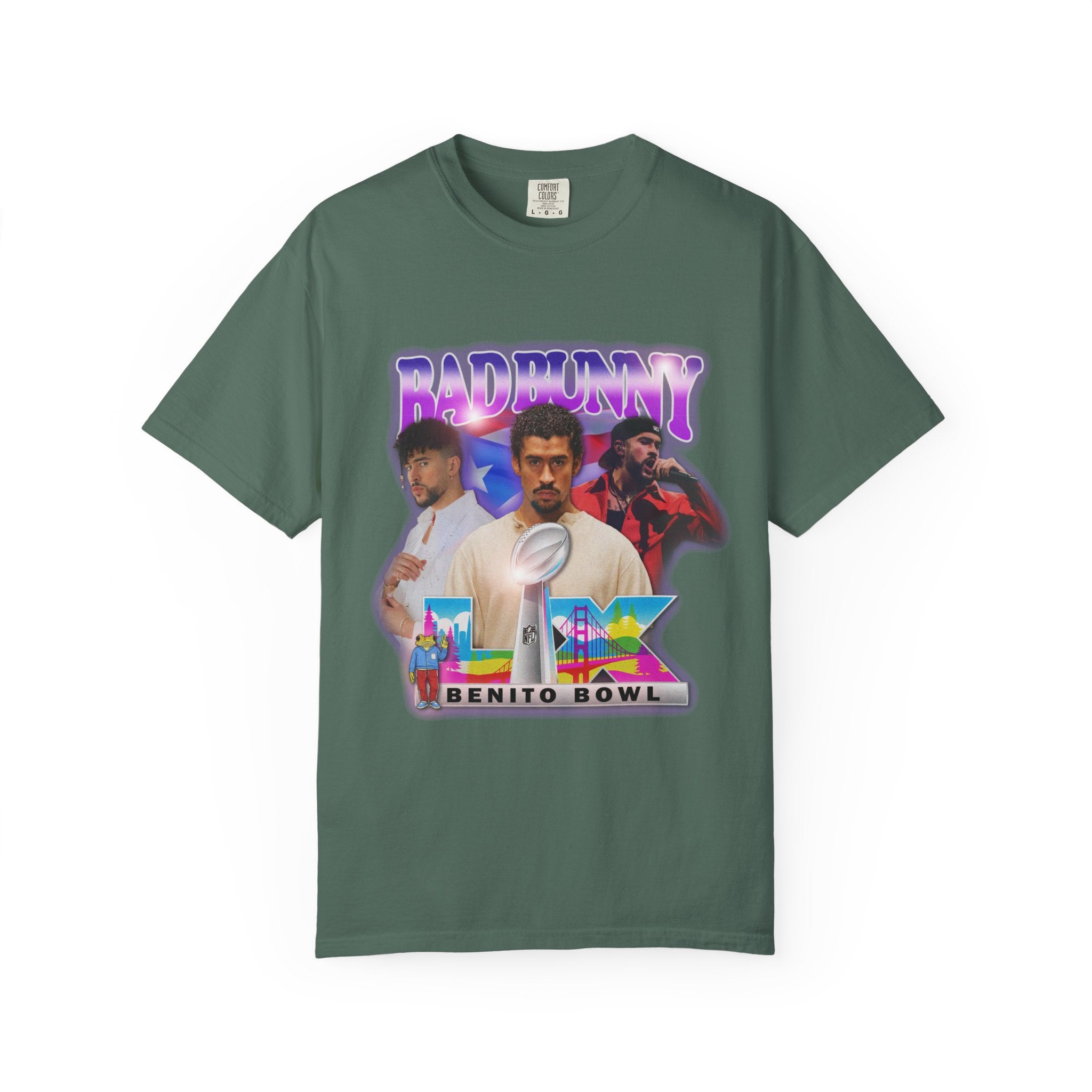 Front Design Only | Benito Bowl Graphic Vintage Style Hip Hop T-shirt