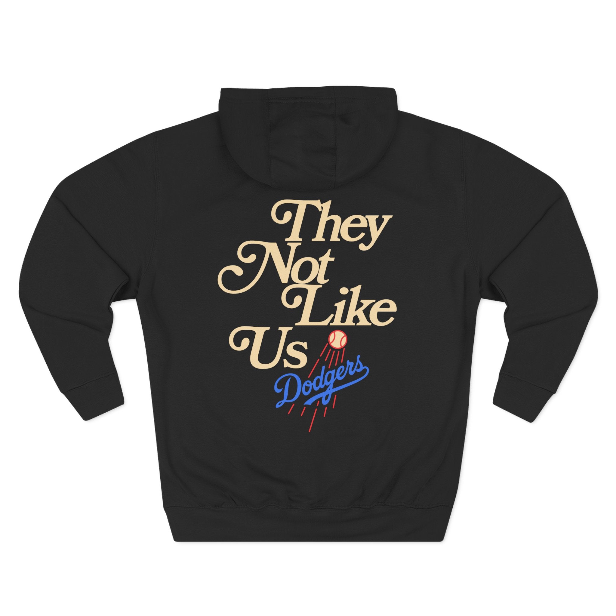 LA Dodgers 'They Not Like Us' 'We Don't Give AF' Pullover Hoodie